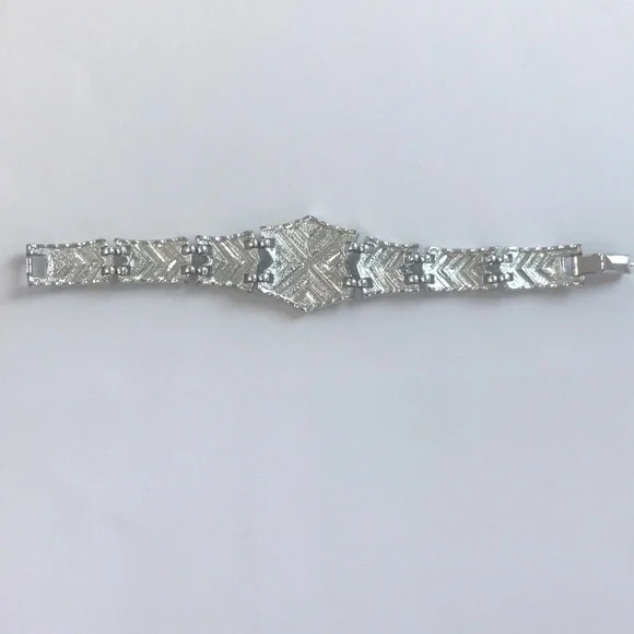 Silver tone bracelet Sarah Coventry - Picture 4 of 7